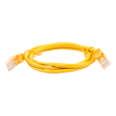 Cable de parcheo UTP Cat5e - 1 m - amarillo, vista 1