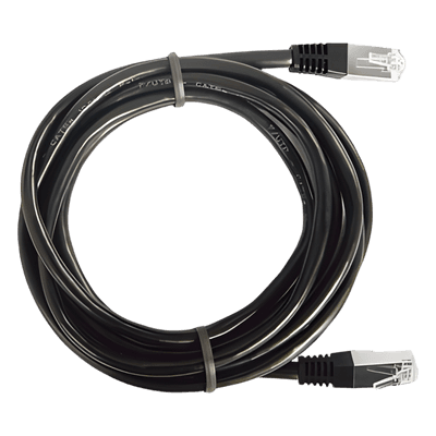 Cable de parcheo FTP Cat5e - 3.0 m - negro, vista 1