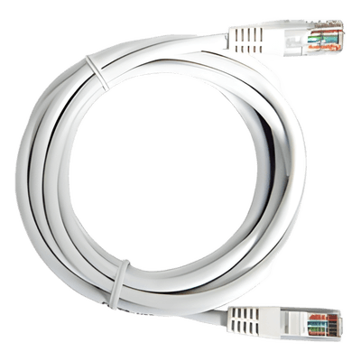 Cable de parcheo UTP Cat6 - 0.5 m - blanco, vista 1