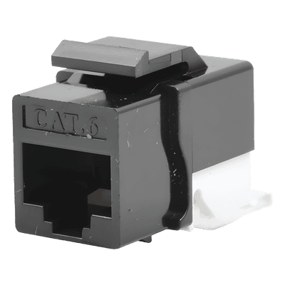 Módulo Jack Cat6 sin herramienta (toolless) keystone - Color Negro, vista 1