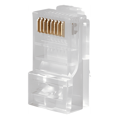 Conector RJ45 para cable UTP categoría 5E, vista 1