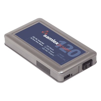 Inversor de corriente 120W, Ent: 12 Vcd, Sal: 120 Vca, de Uso 24/7 para Domos PTZ, vista 1