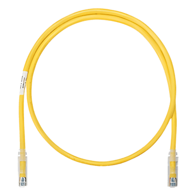 Cable de parcheo UTP Categoría 6, con plug modular en cada extremo - 1.5 m. - Amarillo, vista 1