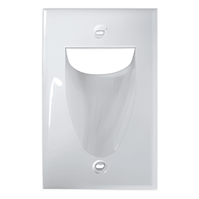 Placa de pared pasa muro empotrable, vista 1