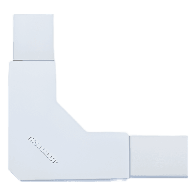 Sección en "L" color blanco de PVC auto extinguible, para canaleta TMK1720 (5230-02001), vista 1