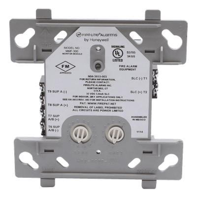 Módulo Monitor Direccionable / Permite Agregar Sensores Convencionales al Panel / Cableado Clase A y B / Compatible sólo con Paneles Direccionables Fire-Lite