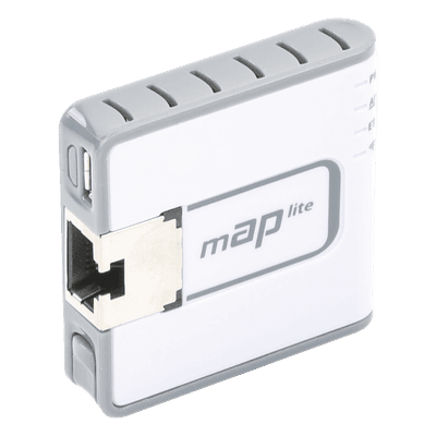 (mAP lite) Mini Access Point 1 Puerto Fast Ethernet, Wi-Fi 2.4GHz 802.11b/g/n, vista 1