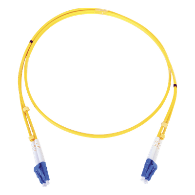 Jumper de Fibra Óptica Monomodo LC/LC Duplex de 1 metro