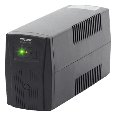 UPS de 850VA/480W / Topología Línea Interactiva / Entrada y Salida 120 Vca / Regulador de Voltaje AVR 80-150 Vca / Clavija NEMA 5-15P / 4 Tomas NEMA 5-15R