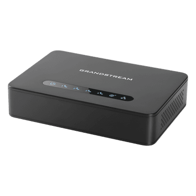ATA de 4 puertos FXS con 2 puertos de red gigabit, vista 1