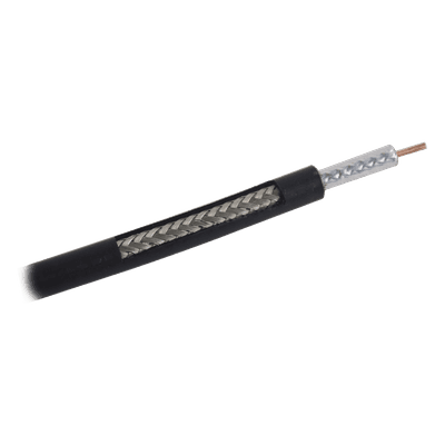 Metro de Cable Coaxial RG-58 LMR-195, Baja Pérdida de 50 Ohms, Conductor de Cobre Sólido, vista 1