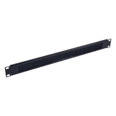 Panel ciego tipo cepillo color Negro, 19in 1UR, vista 1
