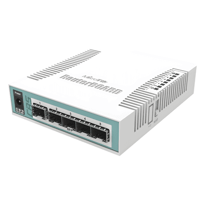 Cloud Core Switch de 6 Puertos SFP, 1 Puerto Combo TP/SFP, vista 1