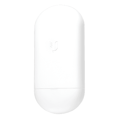 NanoStation airMAX Loco5AC CPE hasta 450 Mbps, 5 GHz (5150 - 5875 MHz), con antena integrada de 13 dBi, no incluye adaptador PoE, vista 1
