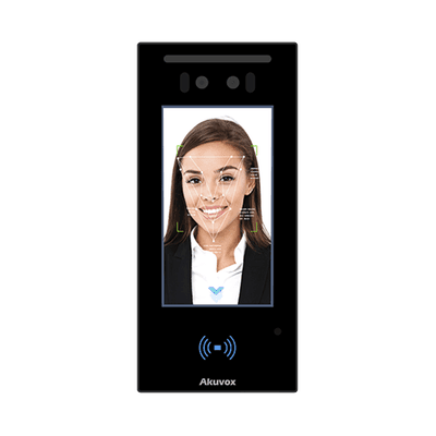 Lector Biométrico para Control de Acceso / 20,000 Rostros / Gestión web / Código QR/ BLUETOOTH, vista 1