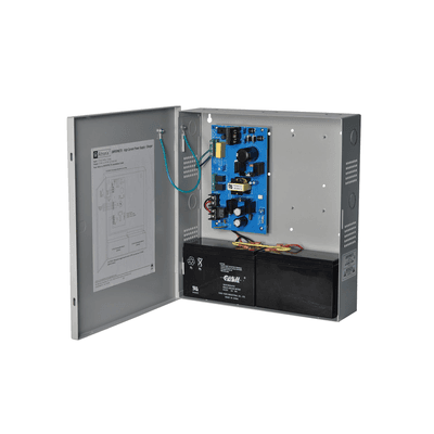 Fuente de poder de 12/24 VCD, 4 A. Ideal para aplicaciones de intrusión / Acceso / CCTV / Fuente Supervisada / Con capacidad de baterías de respaldo / Requieren baterías, vista 1
