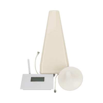 Kit Amplificador de Señal Celular 3G, 2G y VOZ. Soporta Múltiples Operadores, Dispositivos y Tecnologías Simultáneamente. Doble banda.  Mejora la señal en interiores de Hasta 500 metros cuadrados., vista 1