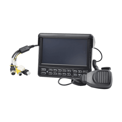 Panel de Control Dáctilar Multifuncional con Monitor de 7" / Soporta Audio de Dos Vías / Compatible con DVR´s Móviles XMR Epcom, vista 1
