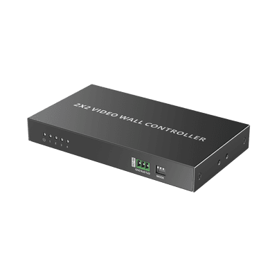 Controlador de VideoWall 2x2 | Multiples Modos de Vista | Audio 3.5mm | Control RS232, vista 1