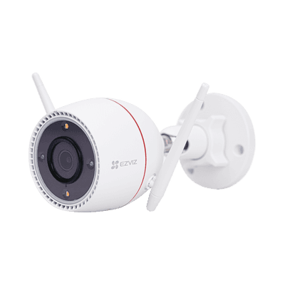 Bala IP 3 Megapíxel / Wi-Fi  / Audio de Dos Vías / Visión Nocturna a Color / Sirena / Estrobo / Detección de movimiento / Notificación Push / Soporta MicroSD hasta 256GB / Uso en Exterior, vista 1