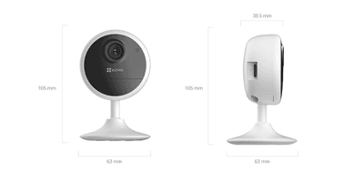 (CS-CB1-R100-1K2WF) CAMARA CUBO DE BATERIA /1080P /2.8 mm / IR5M / WIFI / AUDIO 2VIAS MICROSD/ INTERIOR, vista 1