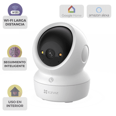 Camara PT 3 Megapíxel / Wi-Fi / Seguimiento Inteligente / Audio de Dos Vías / Notificación Push / Soporta MicroSD Hasta 512GB / Uso en Interior, vista 1