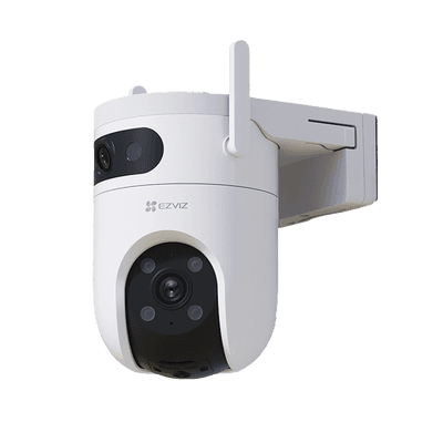 Camara IP Dual 1 Lente Fijo 1 Lente PT Exterior 3K / Wi-Fi / Auto Seguimeinto / Deteccion Inteligente de Humanos y Vehiculos / Audio de Dos Vías / Notificación Push / Ranura para Memoria Hasta 512GB / Color Night Visión, vista 1