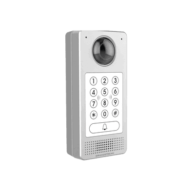 Videoportero IP SIP / Cámara Fisheye 2 MP 1080p / Visión 180° × 150° / Lector RFID / Teclado / 2 Relés / PoE / IP66 IK09 / ONVIF Profile S, vista 1