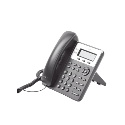 Teléfono IP HD para Pequeñas Empresas / 2 Líneas / 2 Cuentas SIP / Ethernet 10/100 Mbps / Pantalla LCD Retroiluminada de 2.95" / Audio HD / GDMS, vista 1