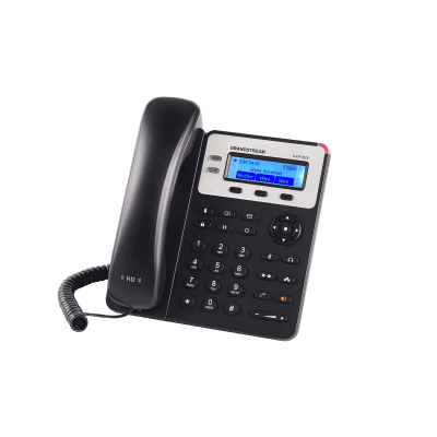 Teléfono IP HD para Pequeñas Empresas / 2 Líneas / 2 Cuentas SIP / Ethernet 10/100 Mbps / PoE Integrado / Pantalla LCD Retroiluminada de 2.95" / Audio HD / GDMS