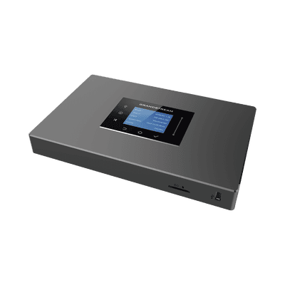 Conmutador PBX IP de Voz y Video / 500 Usuarios / 75 Llamadas Simultáneas / 1 Puerto FXS y 1 FXO / 3 Puertos Gigabit / Wave + UCM RemoteConnect / GDMS