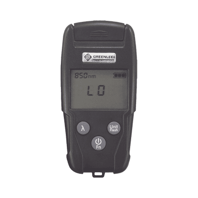 Medidor de Alta Potencia para Fibra Óptica con Localizador Visual de Fallos (VFL), entrada universal de 2.5 mm (para conectores SC, ST y FC), vista 1