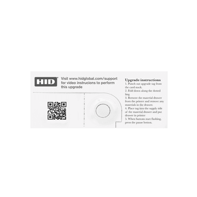 Tag para habilitar módulo de volteo de tarjetas para impresora DTC1500 / Configurable en Campo, vista 1