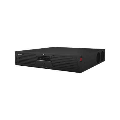 NVR 32 Megapixel (8K) / 32 Canales IP / Soporta Cámaras con AcuSense / 8 Bahías de Disco Duro / 2 Tarjetas de Red / Soporta RAID con Hot Swap / HDMI en 4K / Soporta POS, vista 1