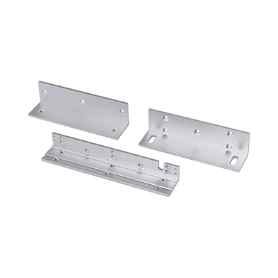 Kit de montajes Z y L para Electroimanes  HIKVISION / Compatible con DS-K4H258S / Uso en Puerta de Madera y Metal, vista 1
