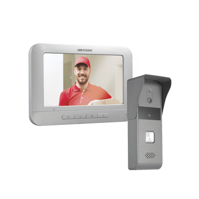 Kit de Videoportero Analógico con Pantalla LCD a Color de 7" / Frente de Calle para Exterior IP65, vista 1