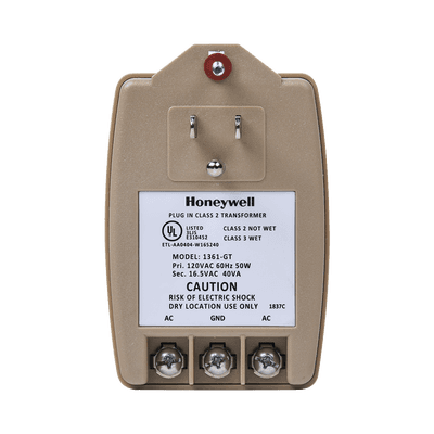 Transformador de 16.5Vca 40VA / Compatible con Paneles de Alarma, vista 1