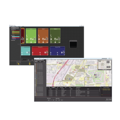 Software base para gestión de radios KENWOOD. Req. licencias de despacho, GPS, Grabación de Llamadas, 100% IP, Emergencias, Mensajería, vista 1
