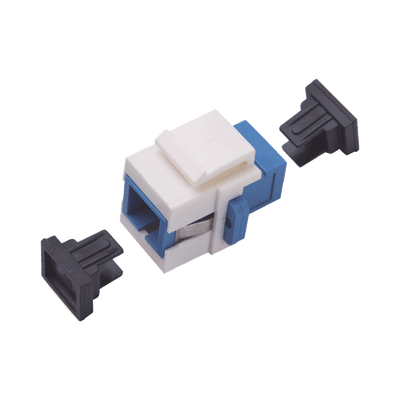 Acoplador Keystone de fibra óptica Monomodo SC/PC Simplex a SC/PC Simplex, vista 1