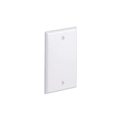 Placa de Pared Ciega Universal, Color Blanco, vista 1