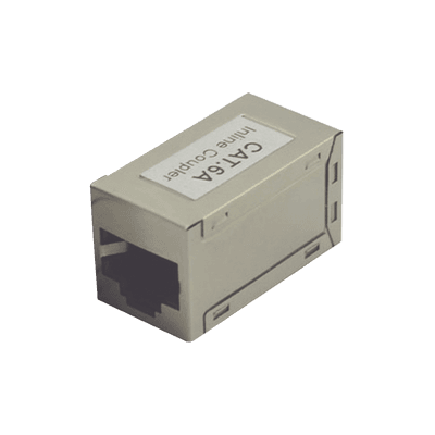 Acoplador STP Cat6A hembra RJ45 a RJ45 hembra, vista 1