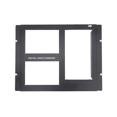 Placa de 2 Fila para DVC / Color Negro, vista 1