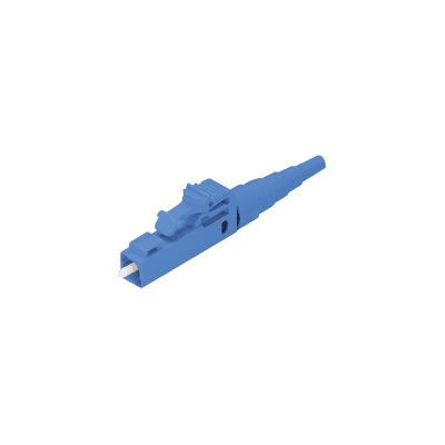 Conector de Fibra Óptica Monomodo OS2 9/125, LC Simplex, Pulido en Campo, Color Azul, vista 1