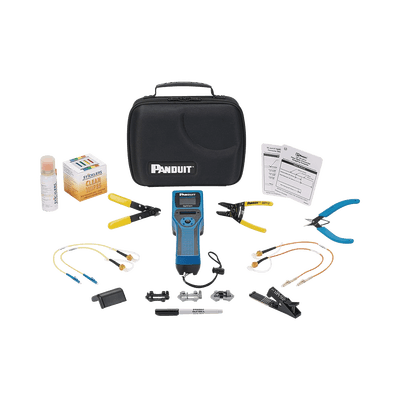 Kit de Herramientas OptiCam 2, Para Terminación de Conectores de Fibra Optica Pre-Pulidos de Panduit, Incluye Desforradora y Cleaver, vista 1