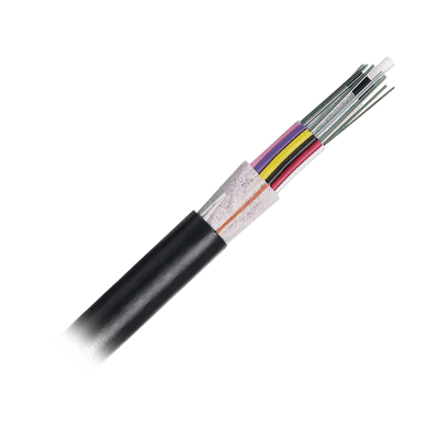 Cable de Fibra Óptica de 12 hilos, OSP (Planta Externa), No Armada (Dieléctrica), 250um, Monomodo OS2, Precio Por Metro, vista 1