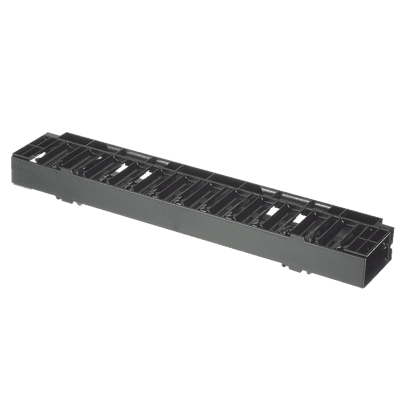 Organizador de Cables Horizontal NetManager, Sencillo (Solo Frontal), Para Rack de 19in, 1UR, vista 1