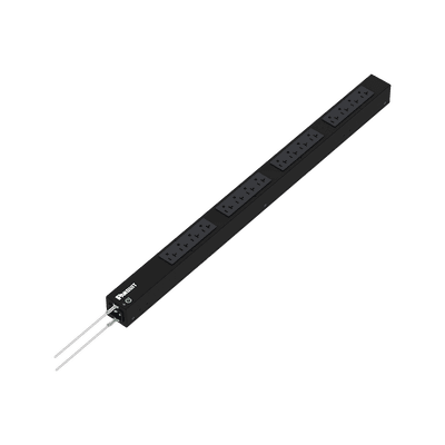 PDU Básico para Distribución de Energía, Enchufe de Entrada NEMA 5-15P, Con 16 Contactos NEMA 5-20R, de Instalación Vertical, 15 Amp, 120 Vca, vista 1