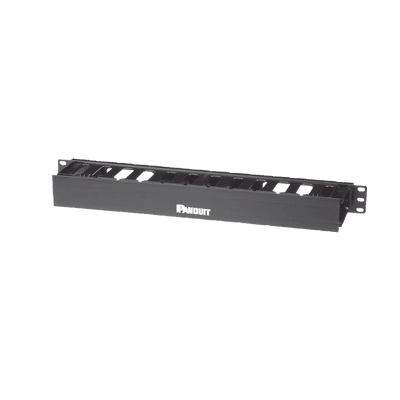Organizador de Cables Horizontal PatchLink, Sencillo (Solo Frontal), Para Rack de 19in, 1UR, vista 1