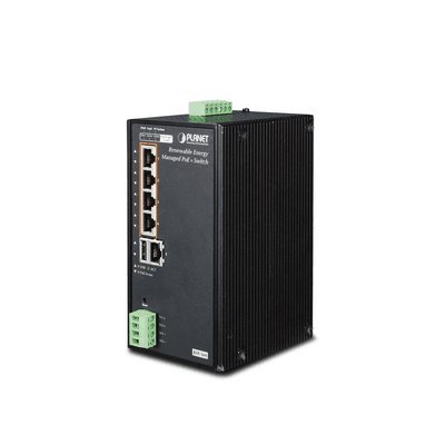 Controlador de Carga 24-45 Vcd de 6 Amp, 4 puertos 802.3at, vista 1