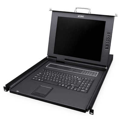 17" 8-Port Combo VGA LCD IP KVM Switch, vista 1